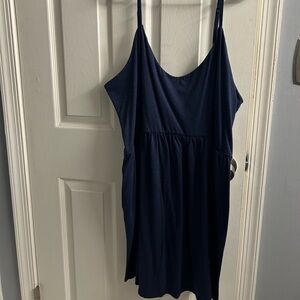 Navy blue, old navy sundress.